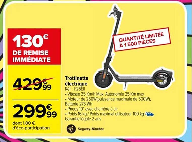 trottinette électrique segway-ninebot