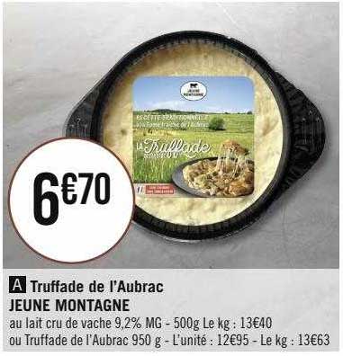 truffade de l'aubrac jeune montagne