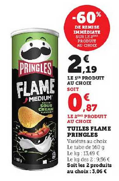 Tuiles Flame Pringles