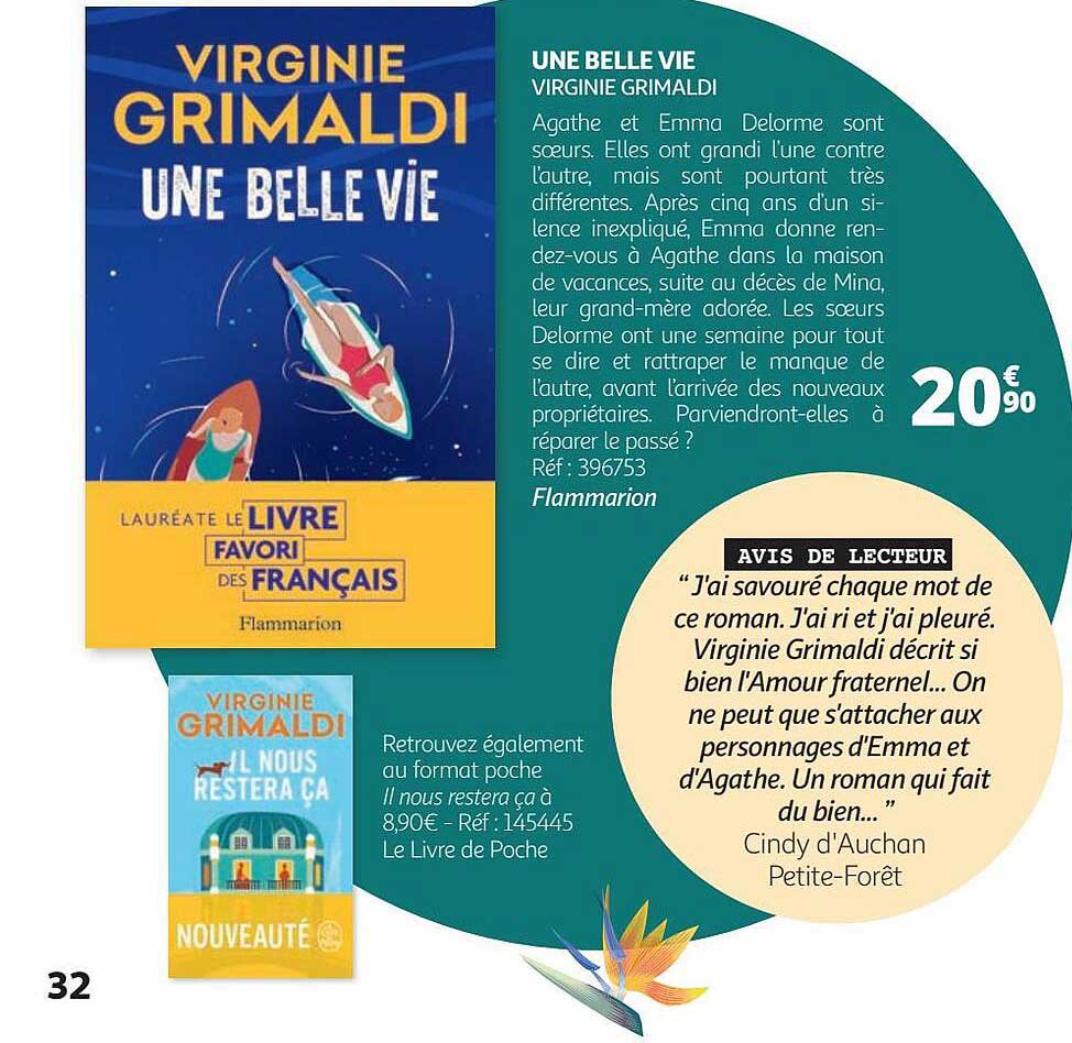 une belle vie - virginie grimaldi