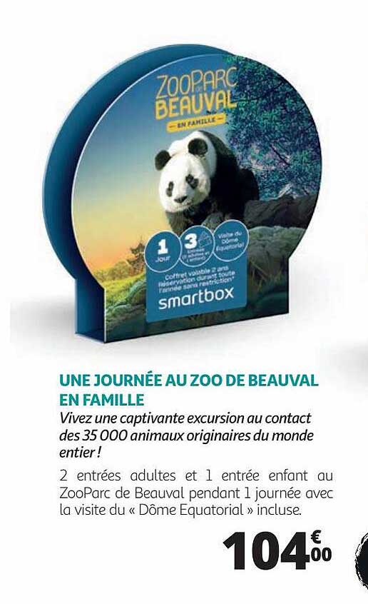 une journée au zoo de beauval en famille smartbox