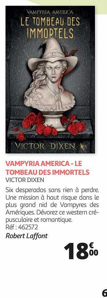 vampyria america - le tombeau des immortels - victor dixen