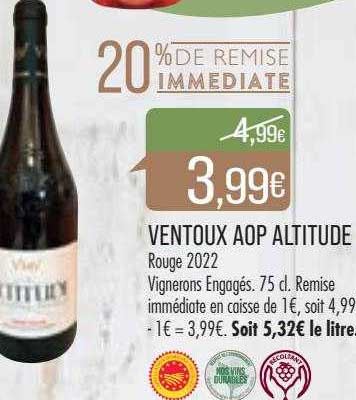 ventoux aop altitude