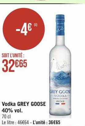 vodka grey goose 40% vol.