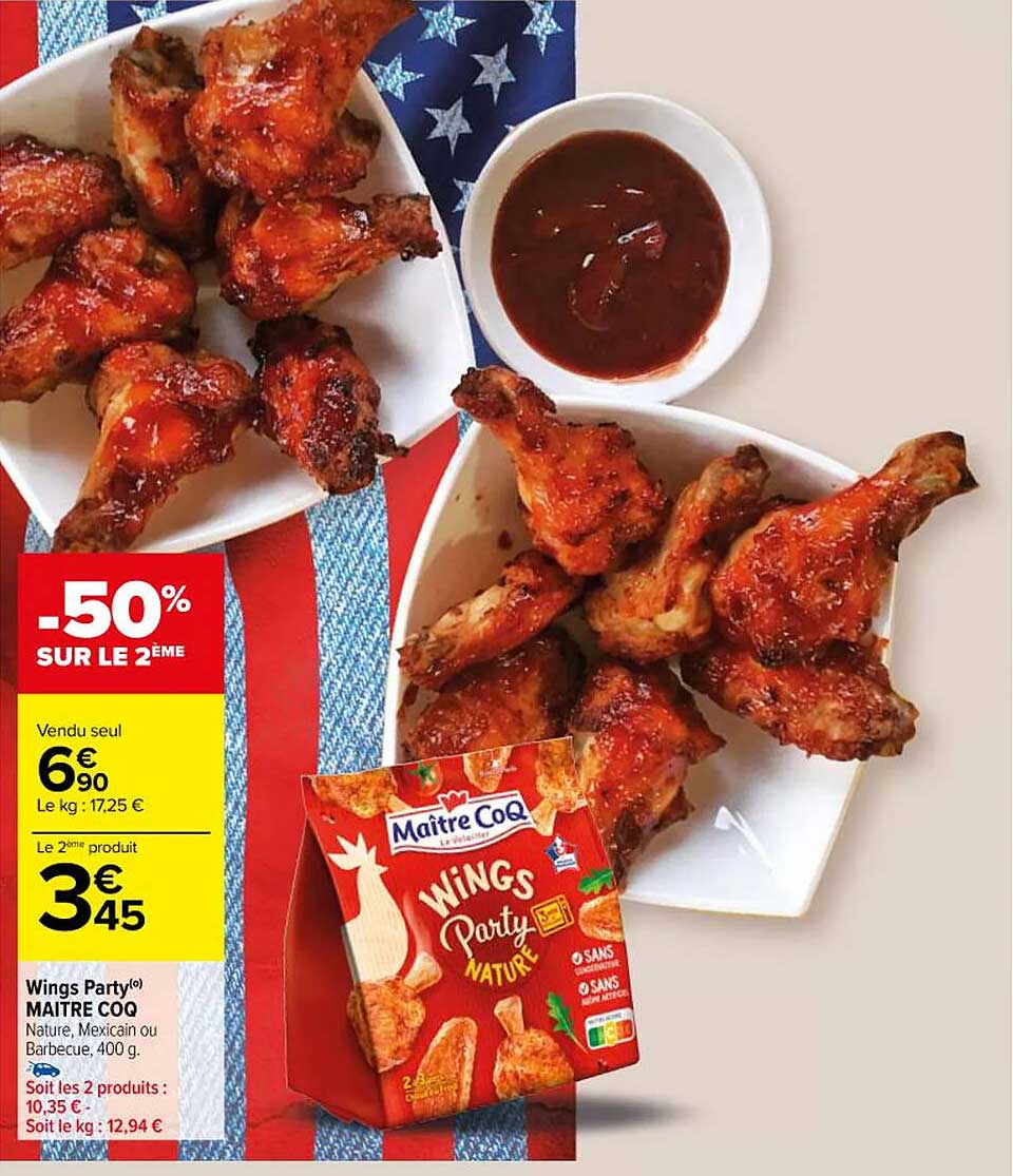 wings party maître coq