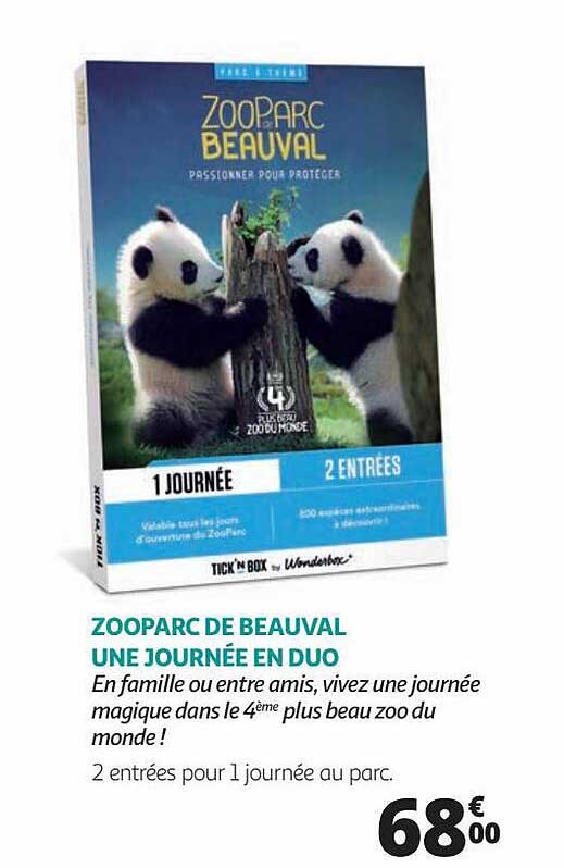 zooparc de beauval une journée en duo