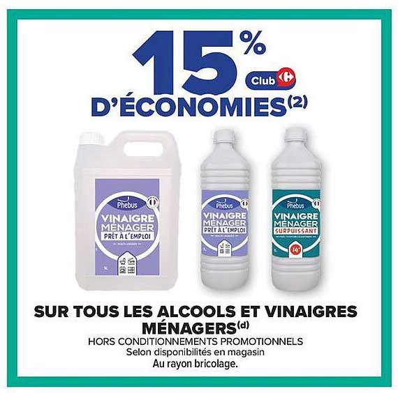 15% D'ÉCONOMIES