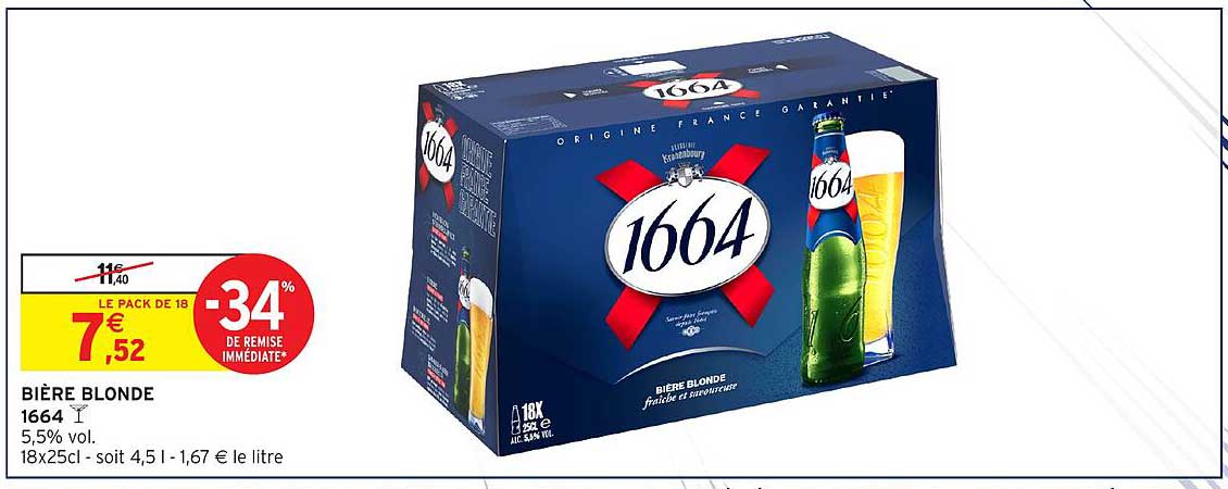 1664 BIÈRE BLONDE