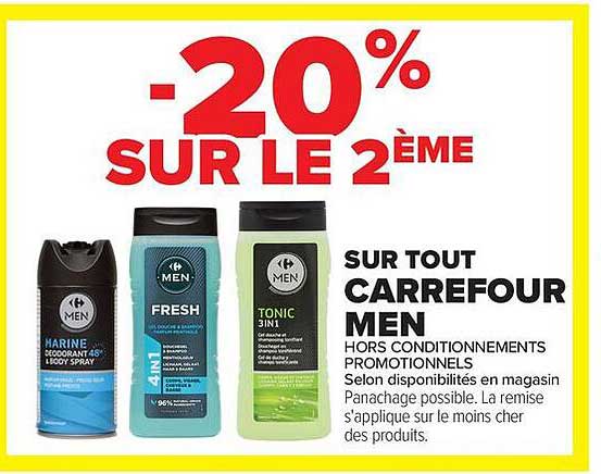 20% SUR LE 2ÈME