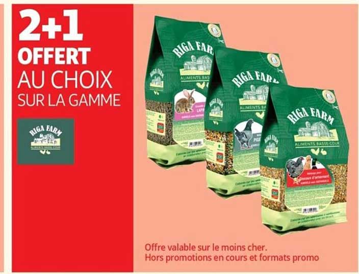 2+1 OFFERT AU CHOIX SUR LA GAMME