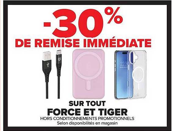 30% DE REMISE IMMÉDIATE