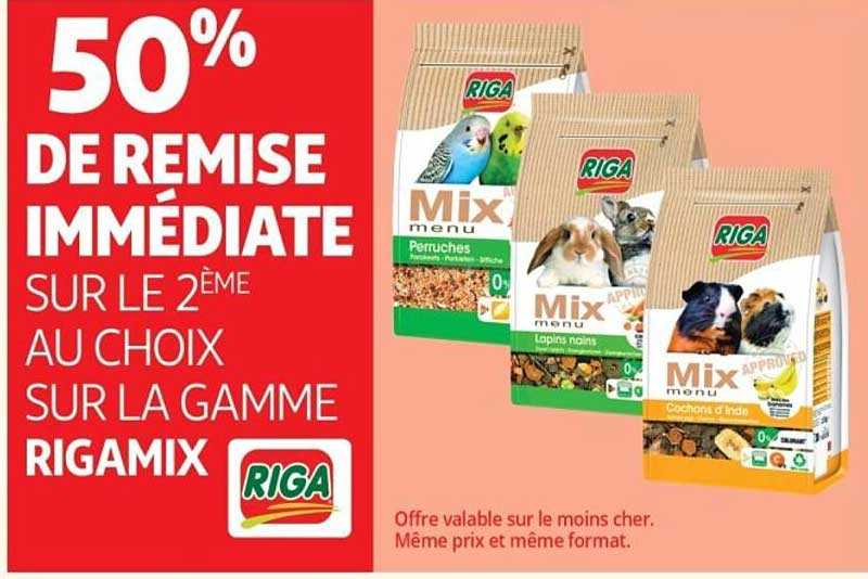 50% DE REMISE IMMÉDIATE