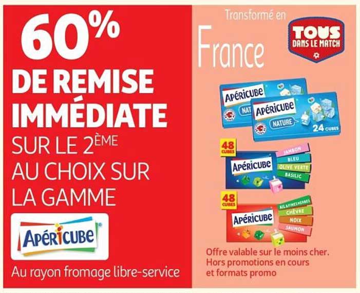 60% DE REMISE IMMÉDIATE
