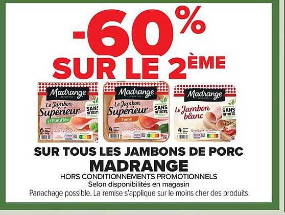 60% SUR LE 2ÈME
