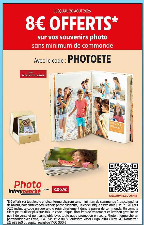 8€ OFFERTS*