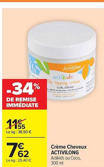 ACTIVILONG actikids Crème Cheveux
