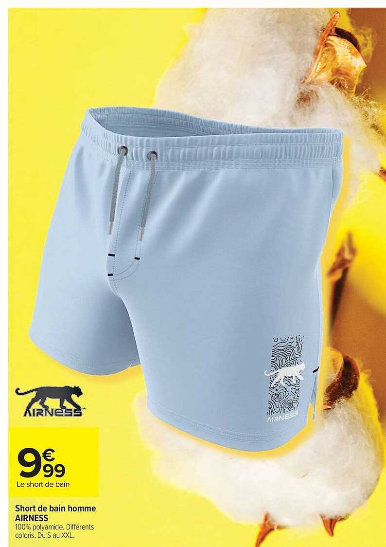 AIRNESS Short de bain homme