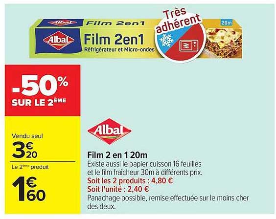 Albal Film 2en1