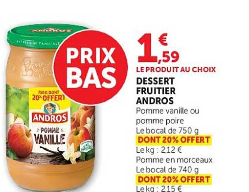 Andros Dessert Fruiterier
