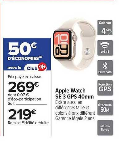 Apple Watch SE 3 GPS 40mm