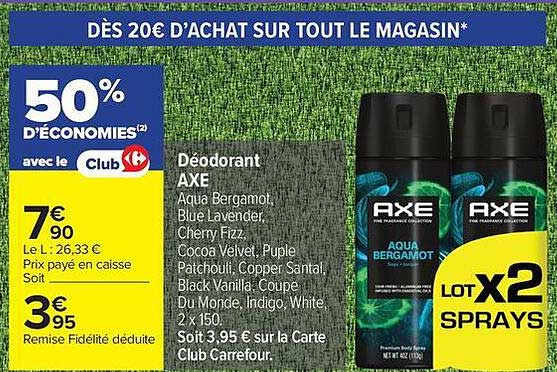 AXE Déodorant