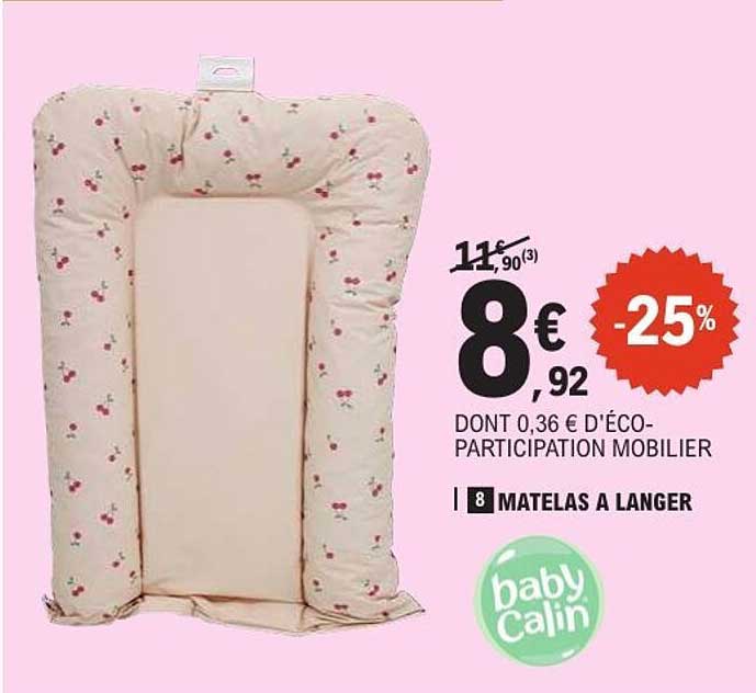baby calin Matelas a langer