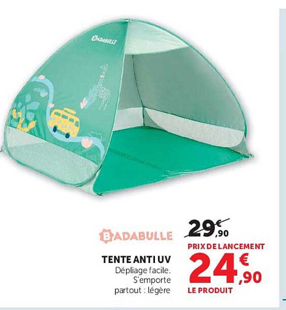 BADABULLE TENTE ANTI UV
