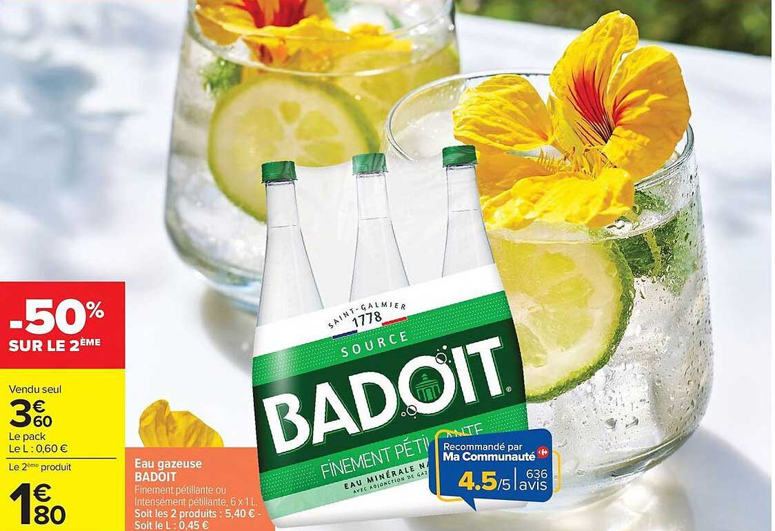 Badoit Eau gazeuse