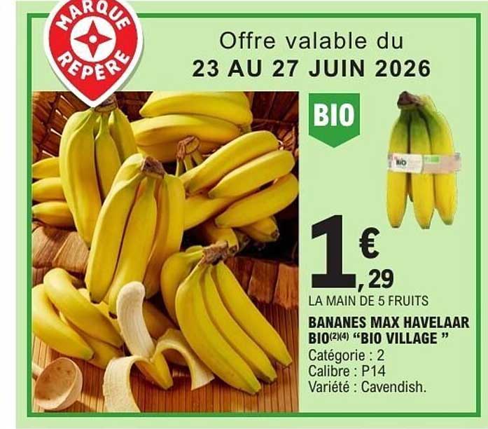 BANANES MAX HAVELAAR BIO