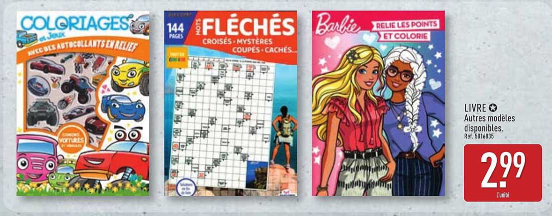 Barbie RELIE LES POINTS ET COLORIE