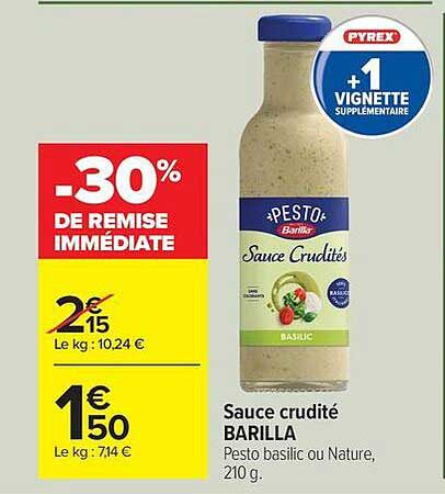 BARILLA Sauce crudité