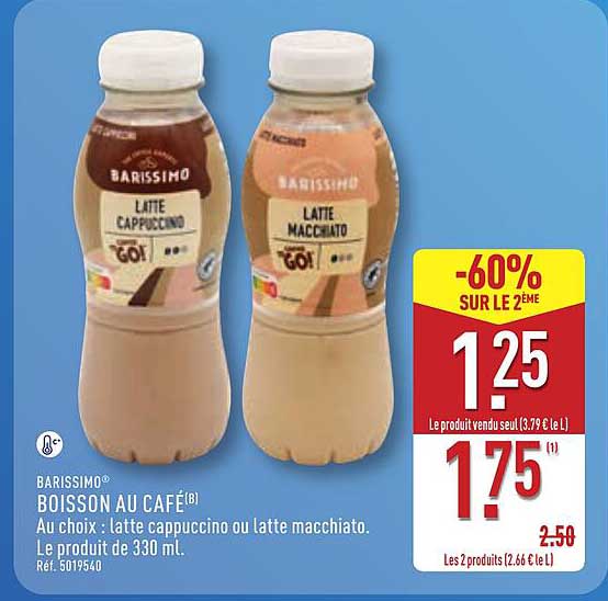 Barissimo Boisson au café