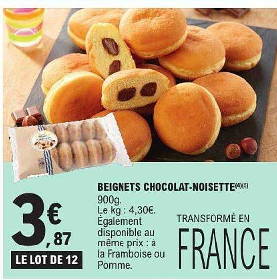 BEIGNETS CHOCOLAT-NOISETTE