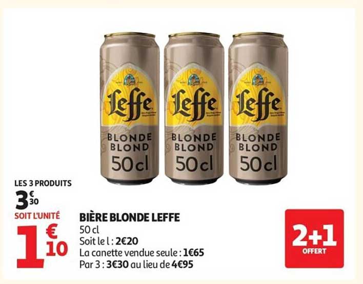 BIÈRE BLONDE LEFFE