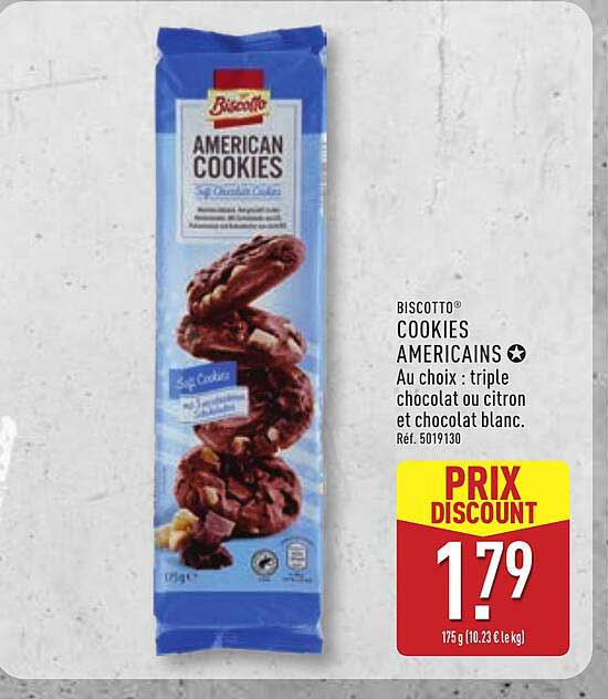 BISCOTTO Cookies Américains