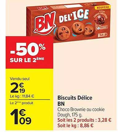 Biscuits Délice BN