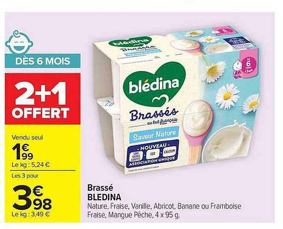 BLEDINA Brassé