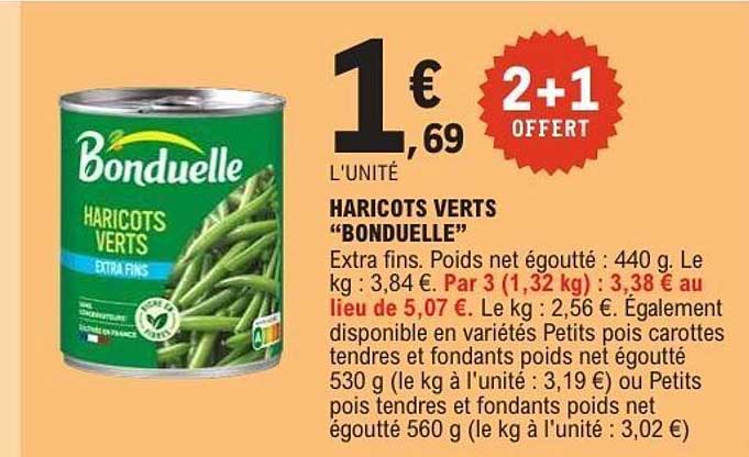 Bonduelle Haricots Verts