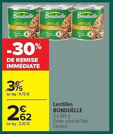 Bonduelle Lentilles