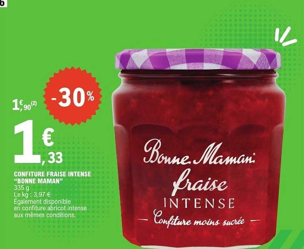 Bonne Maman fraise INTENSE