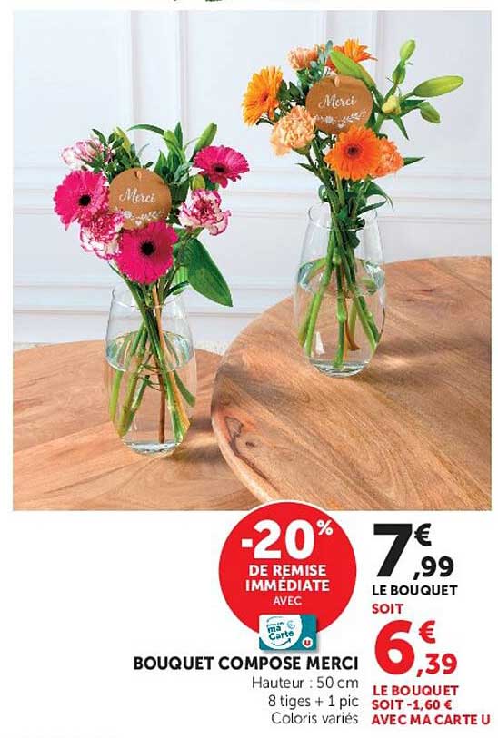 BOUQUET COMPOSE MERCI
