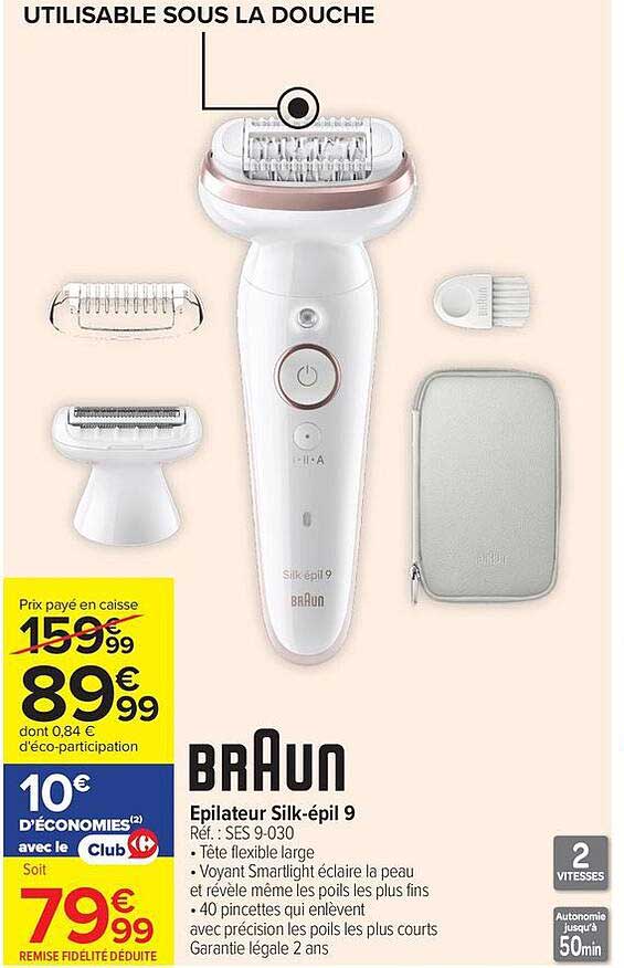 BRAUN Epilateur Silk-épil 9