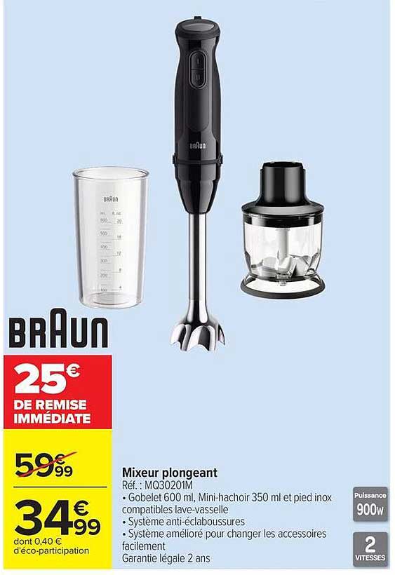 Braun Mixeur plongeant