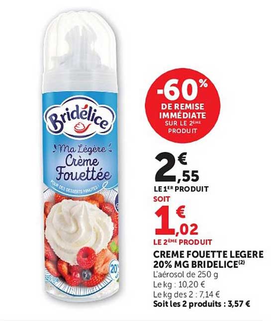 Bridelice Ma Légère Crème Fouettée