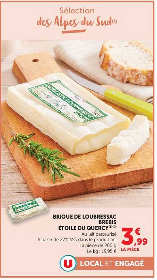 Brique de Loubressac Brebis Étoile du Quercy