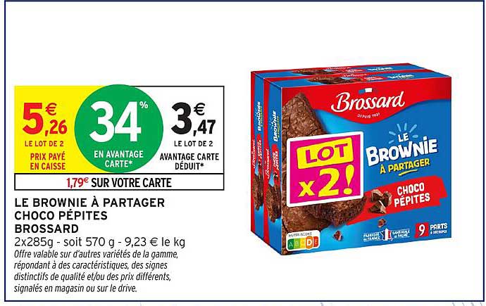Brossard Le Brownie à partager