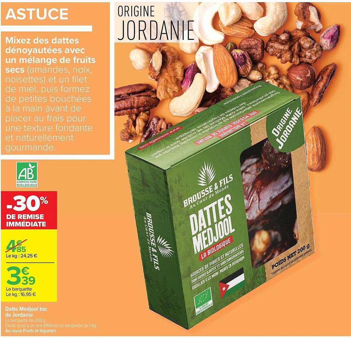 Brousse & Fils DATTIES MEDJOOL