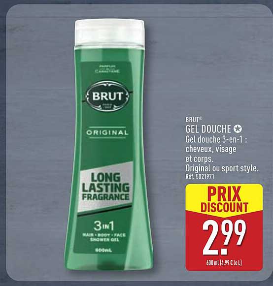 BRUT GEL DOUCHE