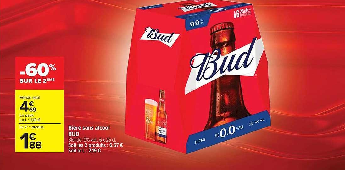 BUD Bière sans alcool