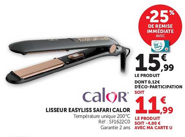Calor Lisseur Easyliss Safari
